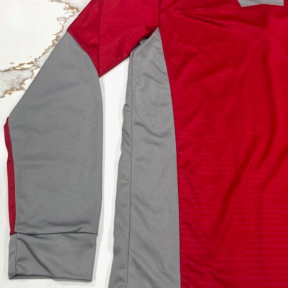 Rare Ohio State Buckeyes Long Sleeve Pullover 1/4 Zip Shirt Youth Large 16-18 - Picture 7 of 8